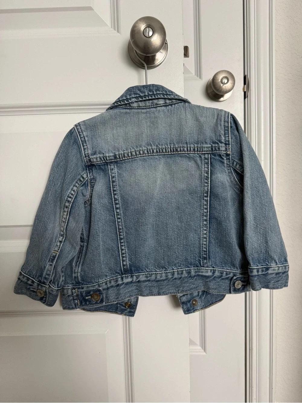 GAP Kids Washed Blue Denim Jacket